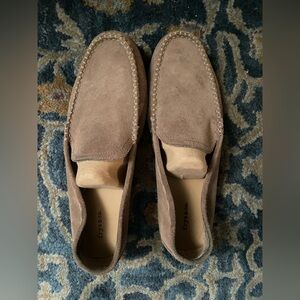 Frye Suede Taupe Loafers